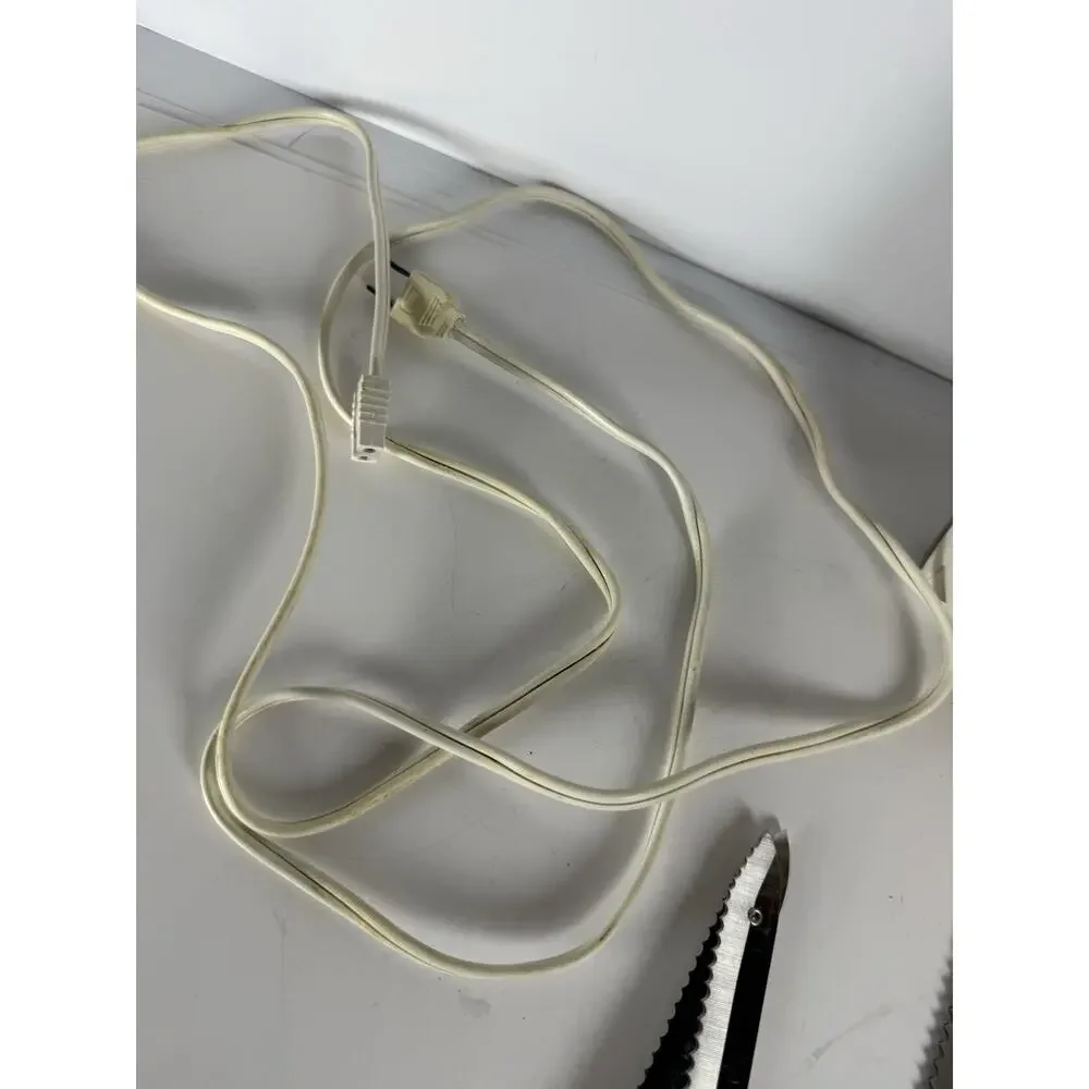 1960’s Lady Vanity Slimline Corded Electric Knife Beige 8